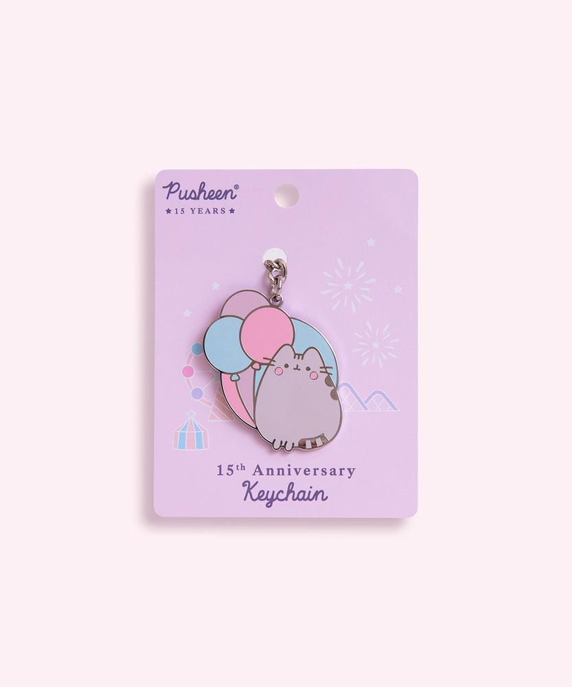 Pusheen 15th Anniversary Keychain