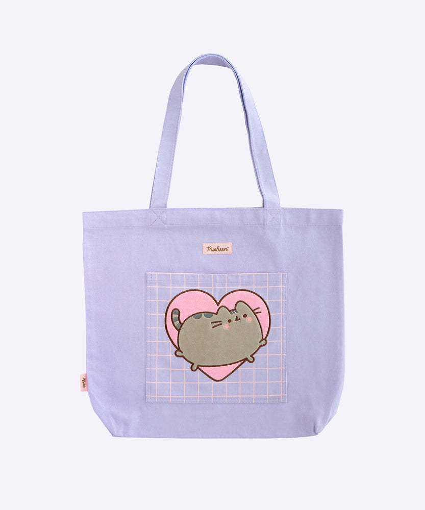 Pusheen Heart Deluxe Tote Bag