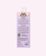 Back view of the packaging holding the Pusheen Nail Stickers. On the back is directions for how to apply and remove the stickers. 
