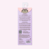 Back view of the packaging holding the Pusheen Nail Stickers. On the back is directions for how to apply and remove the stickers. 