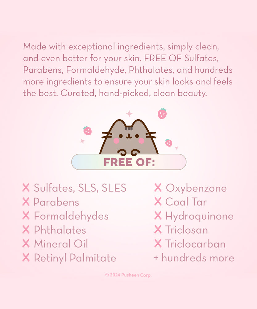 The Creme Shop Klean Beauty Collection description. Each product in this collection is free of sulfates, parabens, formaldehyde, phthalates, and more harmful chemicals.
