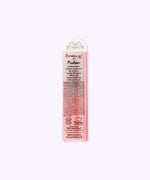 Back view of the Twinkle Star Pusheen Lip Oil. The back includes ingredient information as well has instructions for how to use the product.