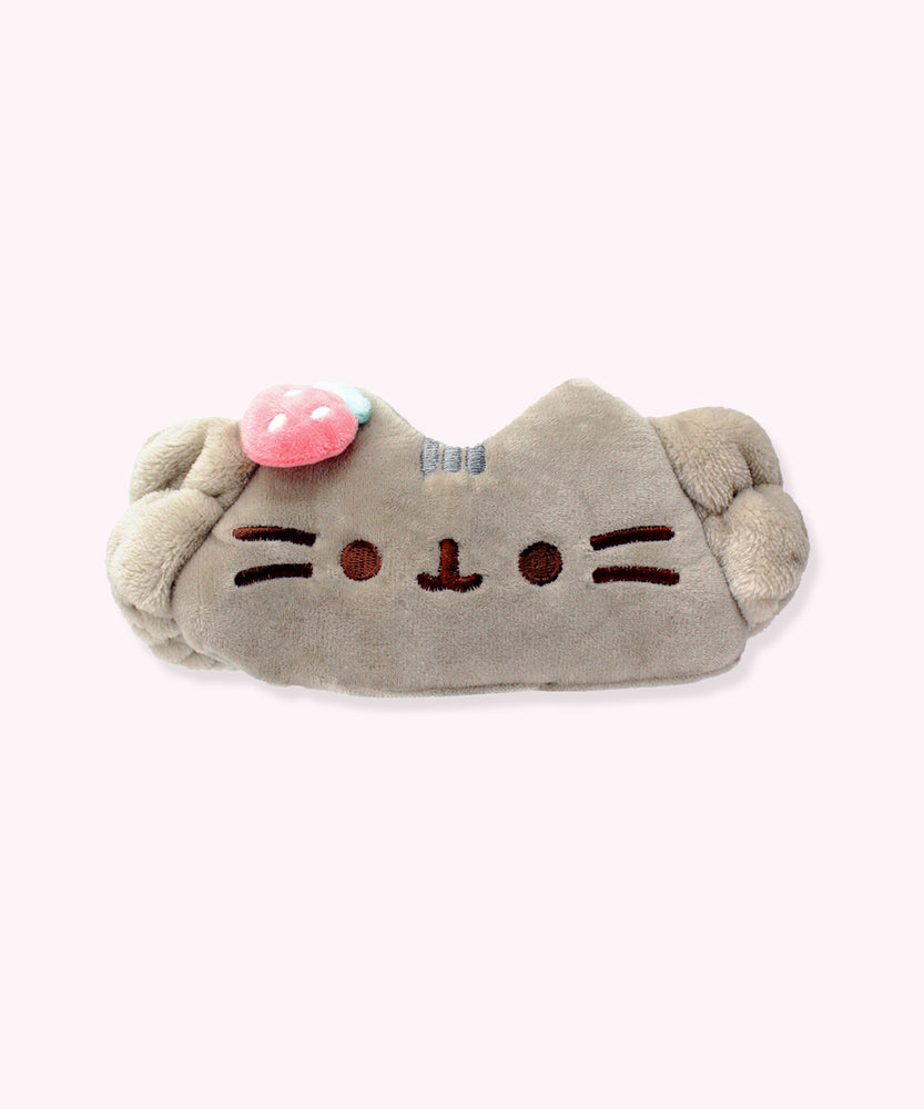 Front view of the plush headband. The character headband has a stretchy side and back to fit most head sizes.