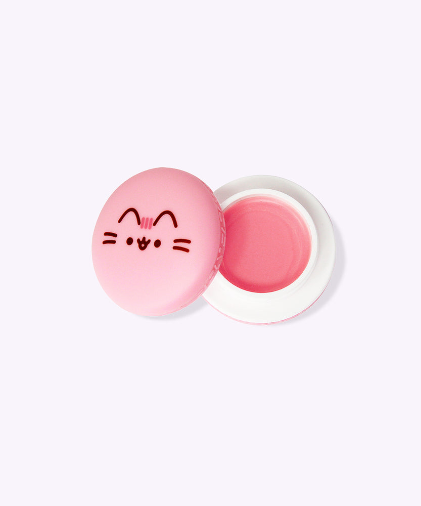 The Crème Shop x Pusheen Strawberry Macaron Lip Balm