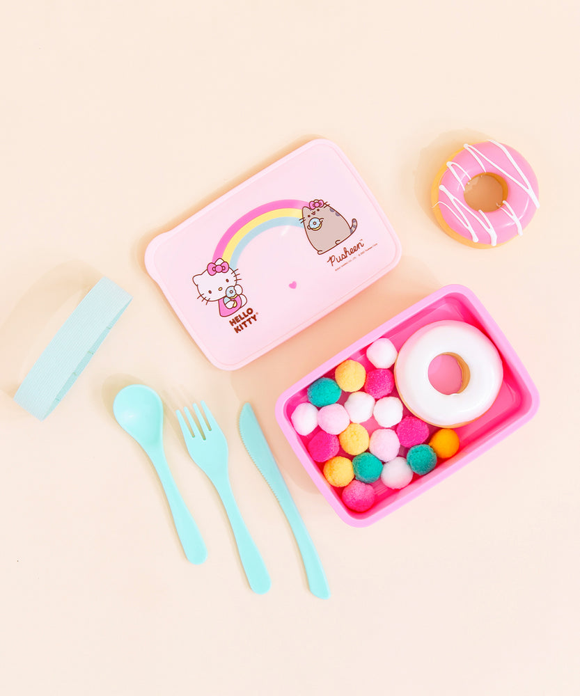 Hello Kitty® x Pusheen® Lunch Box with Cutlery